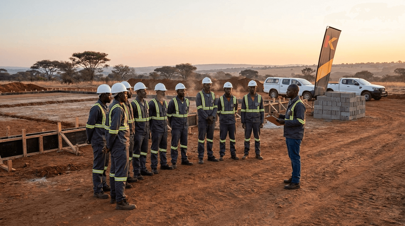 NeftStroi site team briefing